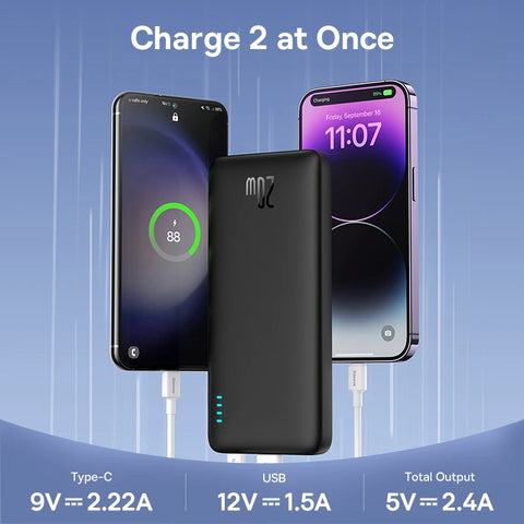 Baseus Airpow+ 20W Power Bank – 10000mAh/20000mAh Fast-Charge