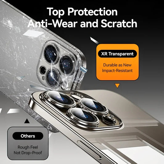 Joyroom Transparent Soft Case for iPhone 16 Pro Max - Shockproof with Lens Protection
