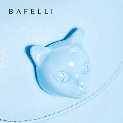 BAFELLI Women's 2025 Small Leather Handbags - Luxury Cat Crossbody