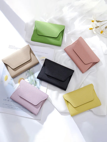 Zency Women's Genuine Leather Wallet Case: Elegant Mini Organizer for Cards and Coins
