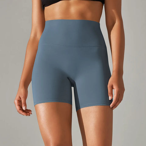 Summer High-Waist Push-Up Yoga Shorts – Fitness, Gym & Bike Shorts for Women