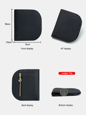 Zency Women's Genuine Leather Multifunction Wallet - Stylish & Practical