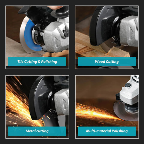 1000w 125mm bürstenloser elektrischer Winkels chl eifer 3-Gang-Schleifmaschine Holz bearbeitungs werkzeug voor Makita 18V Batterie