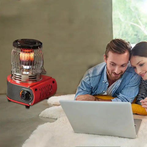 2-in-1 Portable Propane Camp Heater and Stove for Tents