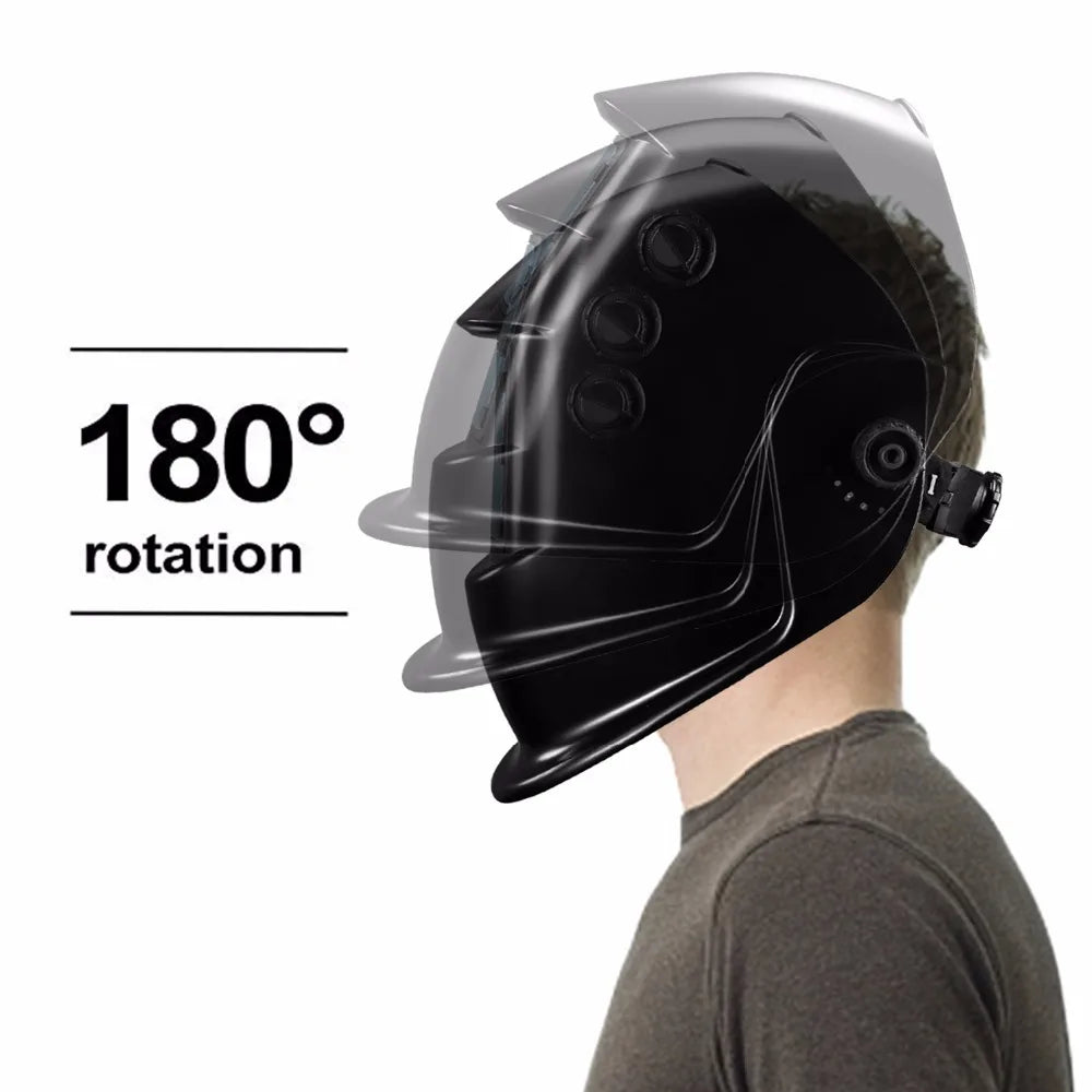 DEKO DKMZ350 Auto-Darkening Welding Helmet – Light-Filter Goggles for MIG, MMA & TIG Work
