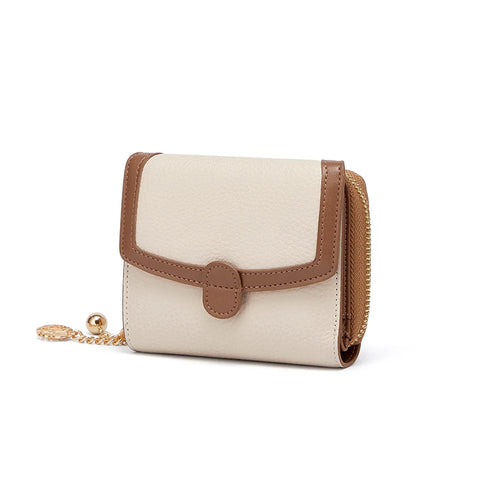 Cnoles Mini Coin Purse - Stijlvolle multifunctionele portemonnee van koeienhuid voor vrouwen