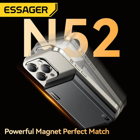 Essager Ultra Magnetic 20W Power Bank – 10000mAh Thin Wireless Fast-Charge