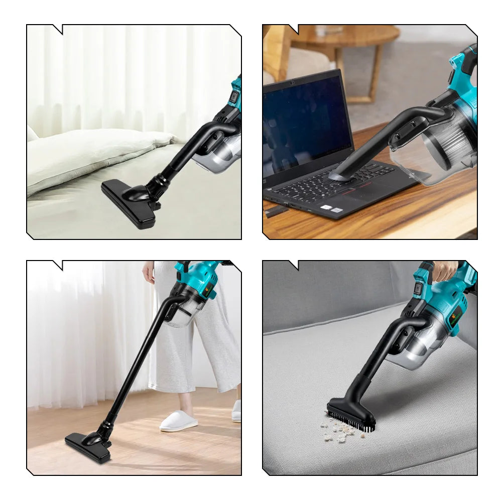 NEWBENY 1000W Cordless Electric Vacuum Cleaner – Powerful Rechargeable Household Cleaning Tool for Makita Battery Pin