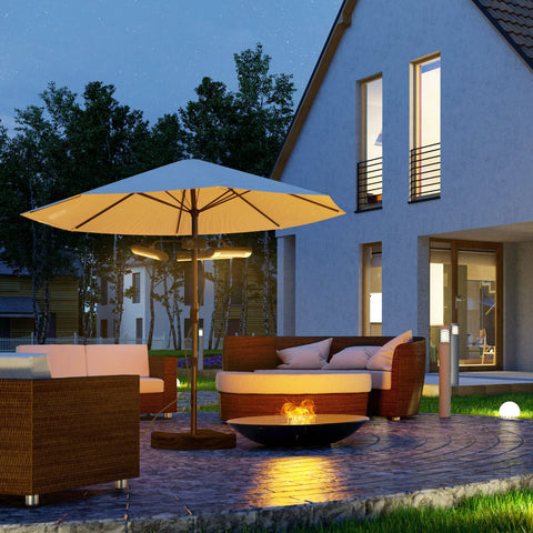 Outsunny Outdoor Electric Heater - 1000W/2000W/3000W for Garden