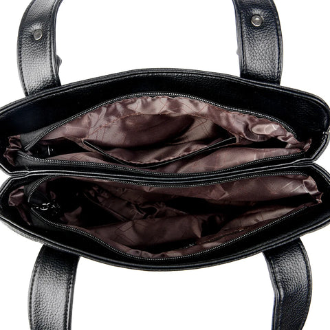 Genuine Soft Leather Vintage Shoulder Tote Bag for Women