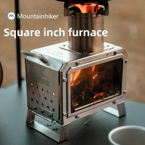 MOUNTAINHIKER Portable Wood Burner Stove for Outdoor Adventures