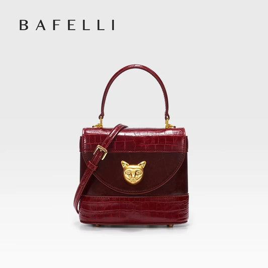 BAFELLI 2025 Luxury Leather Handbag for Women