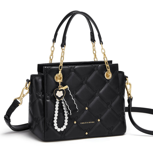 Cnoles Ladies Luxury Leather Crossbody Bag - Stylish Women's Fashion Purse