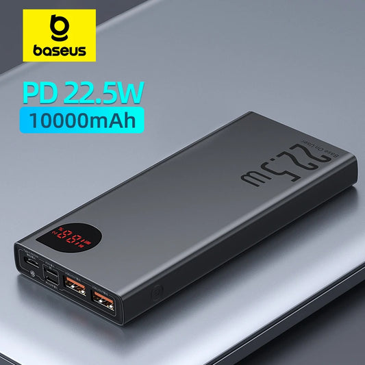 Baseus Edge 10000mAh Power Bank – 22.5W PD Fast-Charge