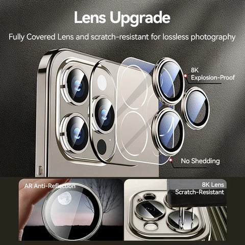 Joyroom Transparent Soft Case for iPhone 16 Pro Max - Shockproof with Lens Protection
