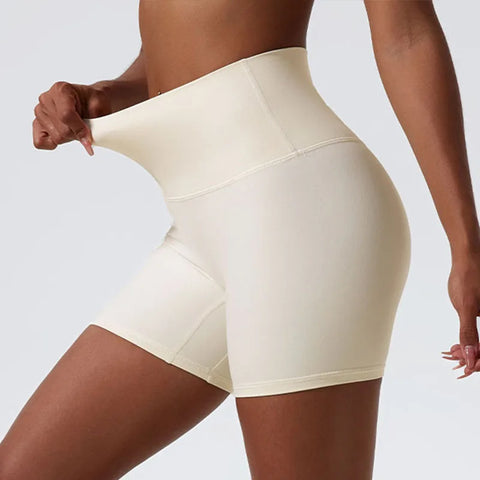 Hearuisavy High-Waist Push-Up Gym Shorts – Premium Workout & Cycling Shorts for Women