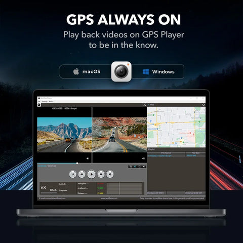 WOLFBOX G840S 12" IPS Dashcam – 4K-Doppelkameras mit GPS und Nachtsicht