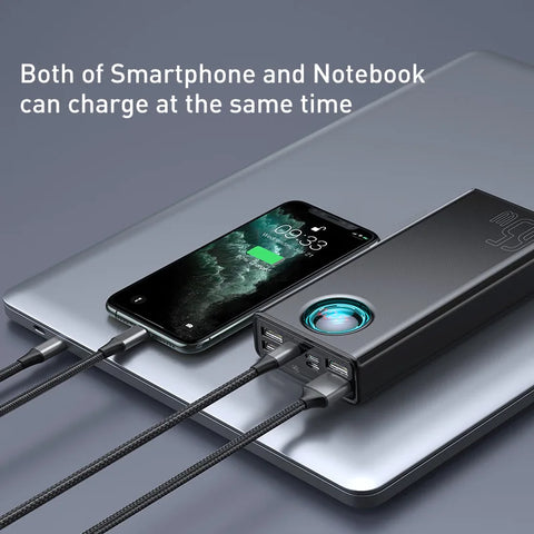 Baseus Max 65W Power Bank – 30000mAh PD Quick-Charge