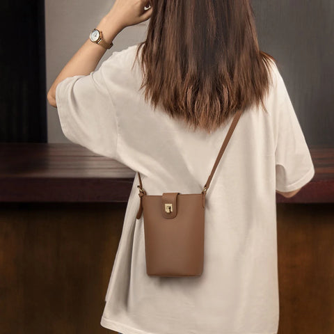 FOXER Women's Chic Mini Crossbody Cellphone Bag