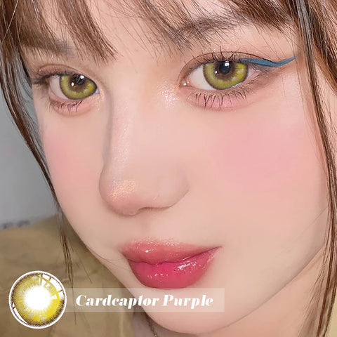 UYAAI Dragon Maid Colored Contact Lenses - Yellow Cosplay Lenses