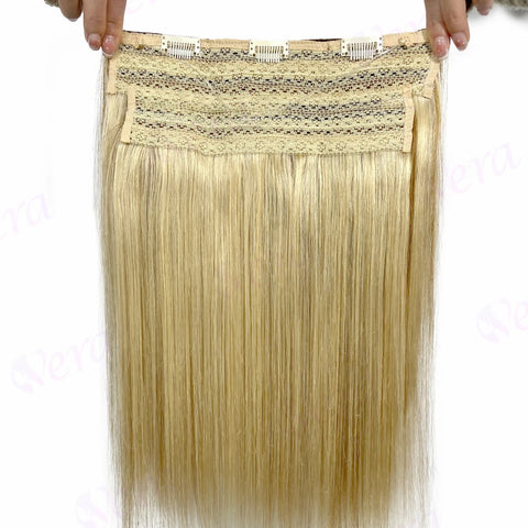 Invisible Wire Hair Extensions - Highlight Blonde