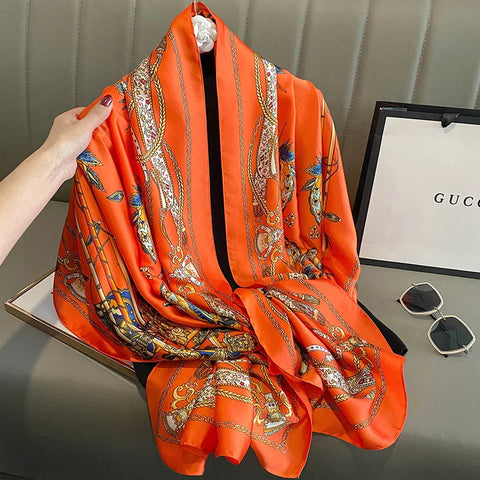 Luxury Silk Scarf Wrap for Women