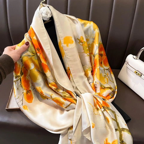 Luxury Silk Scarf Wrap for Women