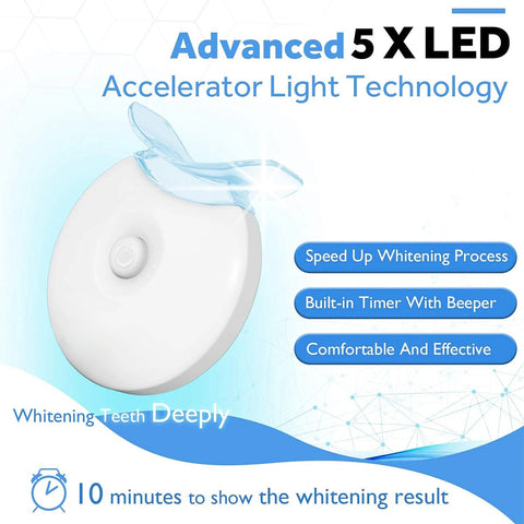 Teeth Whitening Kit - 5X LED Light Tooth Whitener