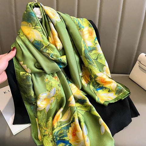 Luxury Silk Scarf Wrap for Women