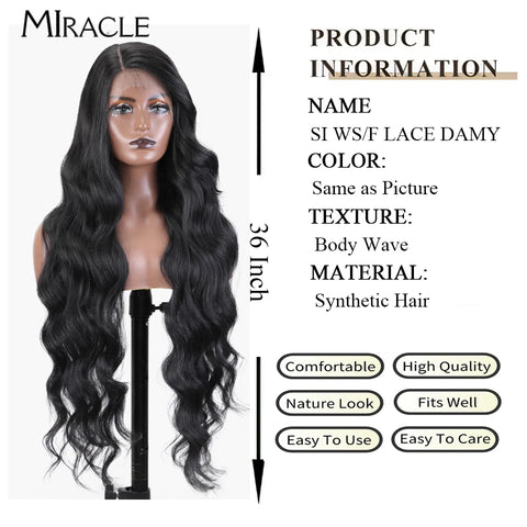 MIRACLE Deep Loose Wave Synthetic Wig for Women