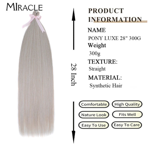 MIRACLE 28 Inch Braiding Hair Extensions
