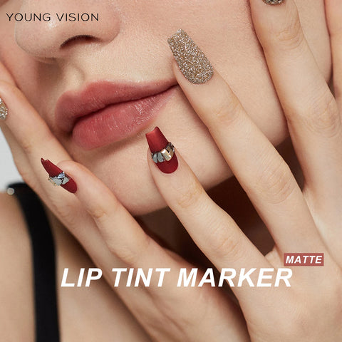 Matte Water Lip Tint Pen - 6 Vibrant Colors