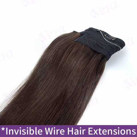 26 Inch Dark Brown Wire Hair Extensions