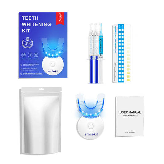 Teeth Whitening Kit - 5X LED Light Tooth Whitener