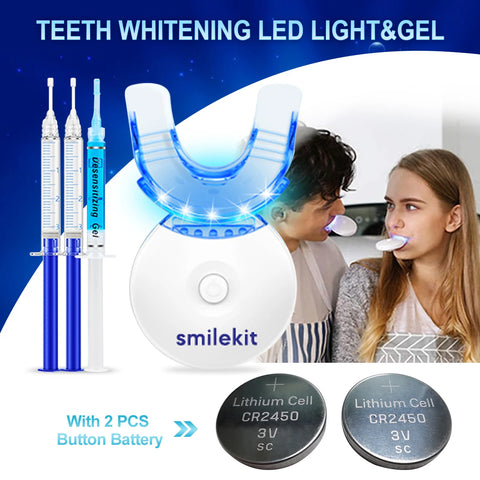 Teeth Whitening Kit - 5X LED Light Tooth Whitener