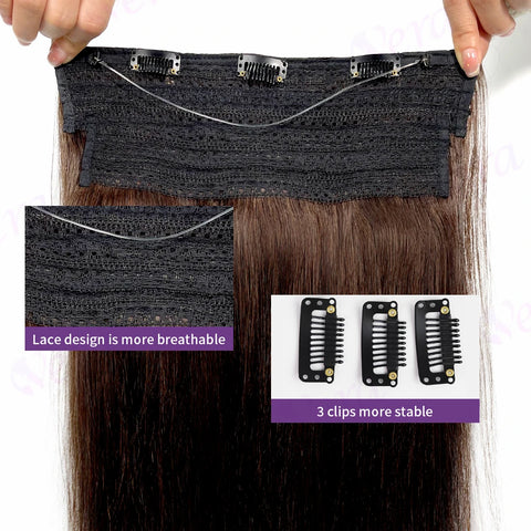 26 Inch Dark Brown Wire Hair Extensions