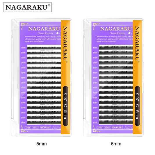 NAGARAKU Individual Eyelash Extensions - Soft Mink 5mm to 8mm
