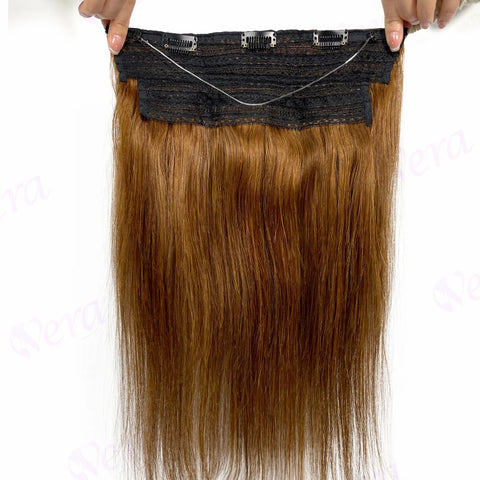 Brown Wire Hair Extensions - Real Human Hair