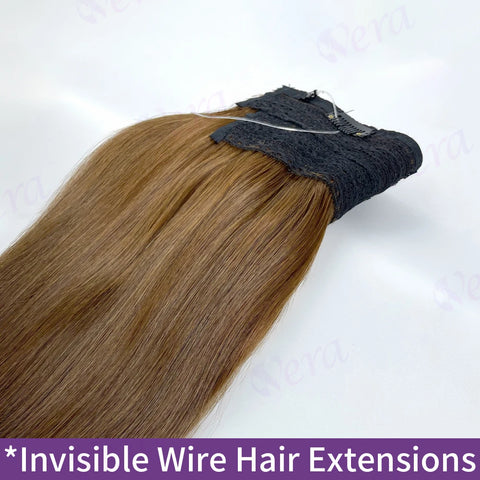 Brown Wire Hair Extensions - Real Human Hair