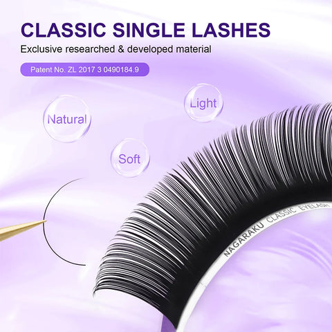 NAGARAKU Individual Eyelash Extensions - Soft Mink 5mm to 8mm