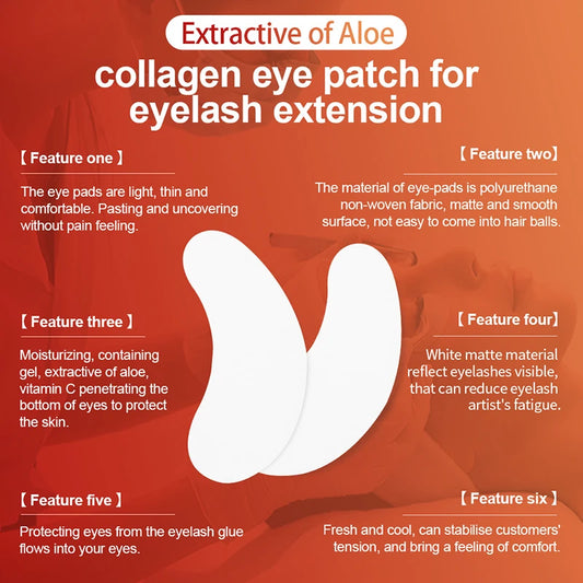 NAGARAKU New Patches Eyelash Under Eye Pads for Lash Extensions