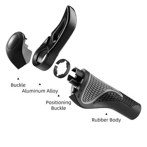 ROCKBROS MTB Bicycle Grips - Shockproof & Dust-proof Handlebar Grips
