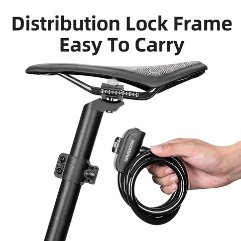 ROCKBROS Portable Anti-theft Bicycle Lock – Ultimate Security for Your Ride