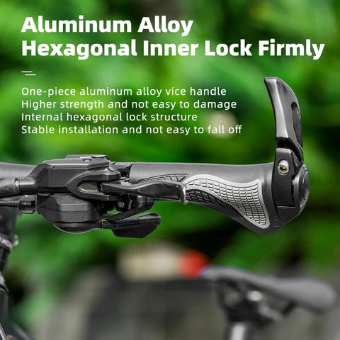 ROCKBROS MTB Bicycle Grips - Shockproof & Dust-proof Handlebar Grips