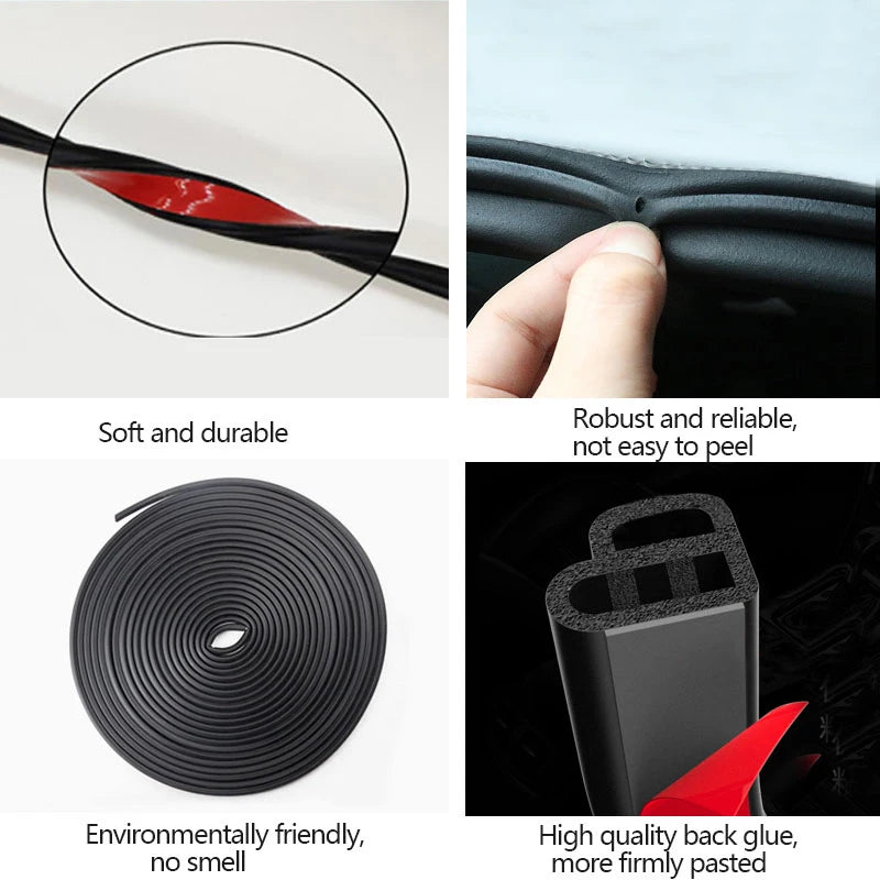 Car Seal Strip Rubber Protector for Premium Auto Styling