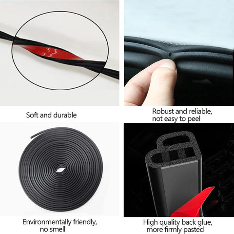 Auto-afdichtingsstrip van rubber voor premium autostyling