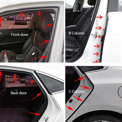 Auto-afdichtingsstrip van rubber voor premium autostyling