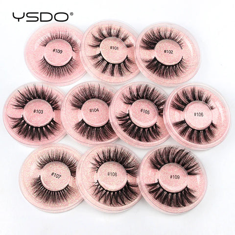 Wholesale Mink False Eyelashes - 10/20/30/50 PCS