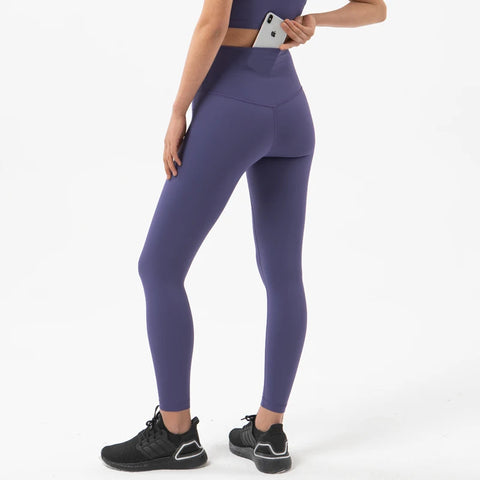 SOISOU Nylon yogabroek met hoge taille voor dames en meisjes