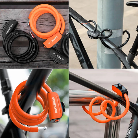 ROCKBROS Portable Anti-theft Bicycle Lock – Ultimate Security for Your Ride